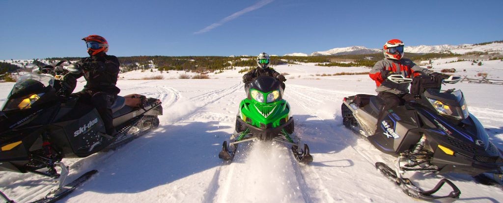 Snowmobiling in Lincoln, MT