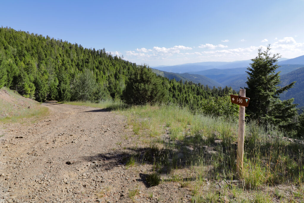 I-90 Road from Garnet