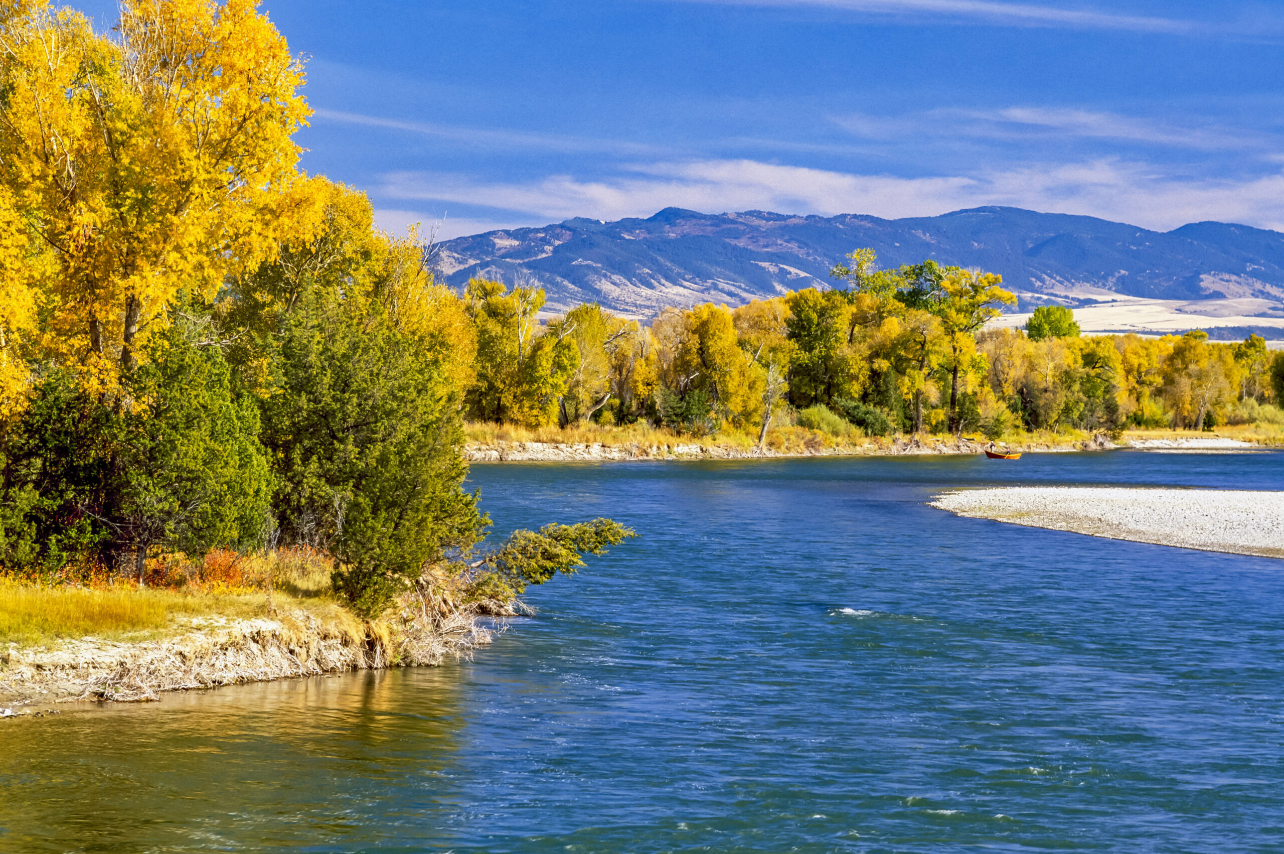The Missouri River in Townsend Montana