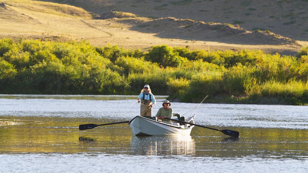 Fly fishing the Madison River