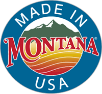 Made in Montana USA sticker to verify Montana Made products by the Montana Department of Commerce.