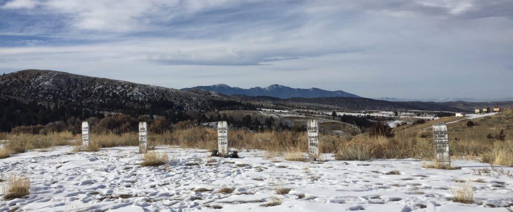 Boot Hill in Virginia City, Montana