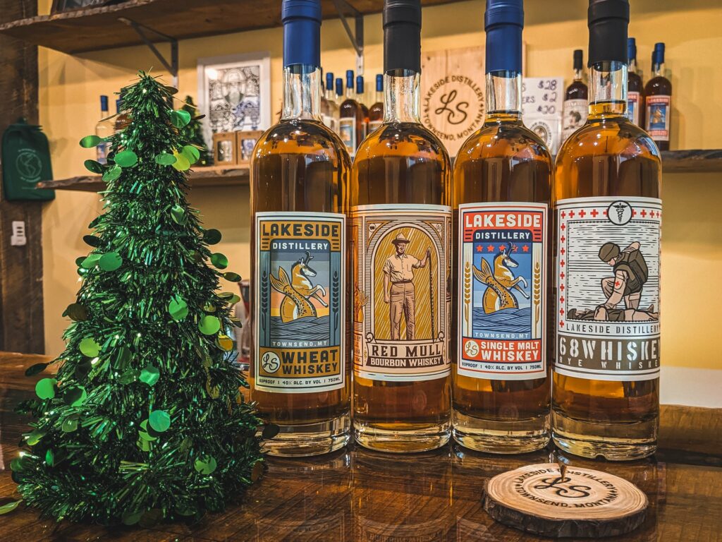 Lakeside Distillery Bottles