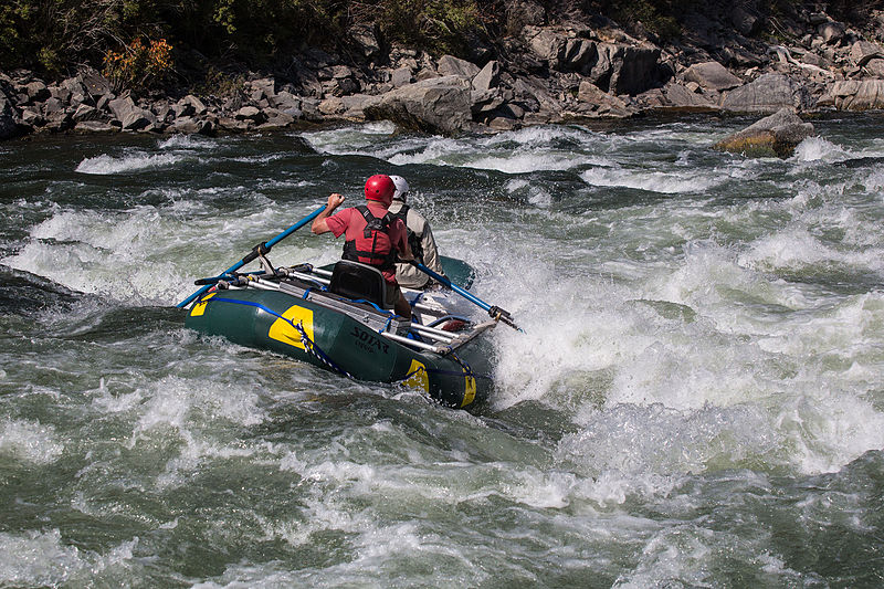 Whitewater Rapids in Bear Trap Canyon, From the BLM