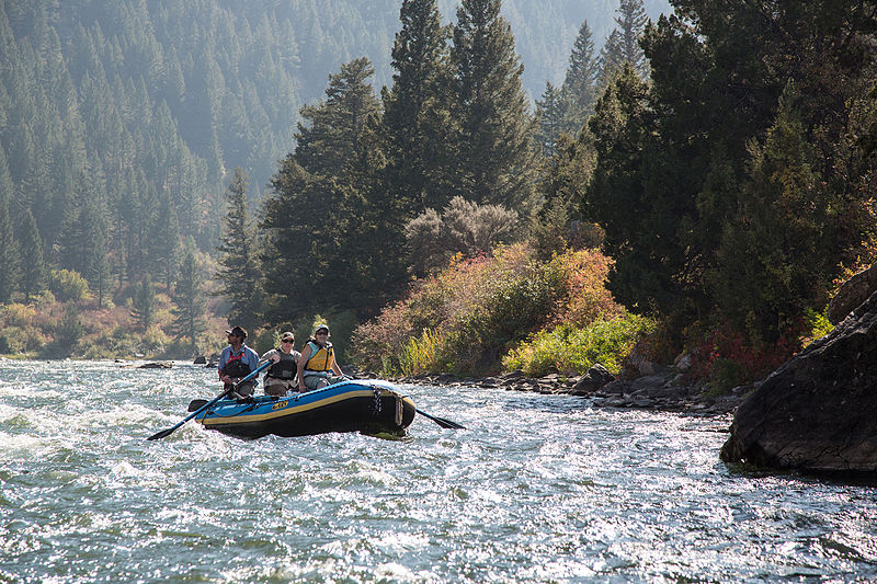 Rafting in Bear Trap Canyon, From the BLM
