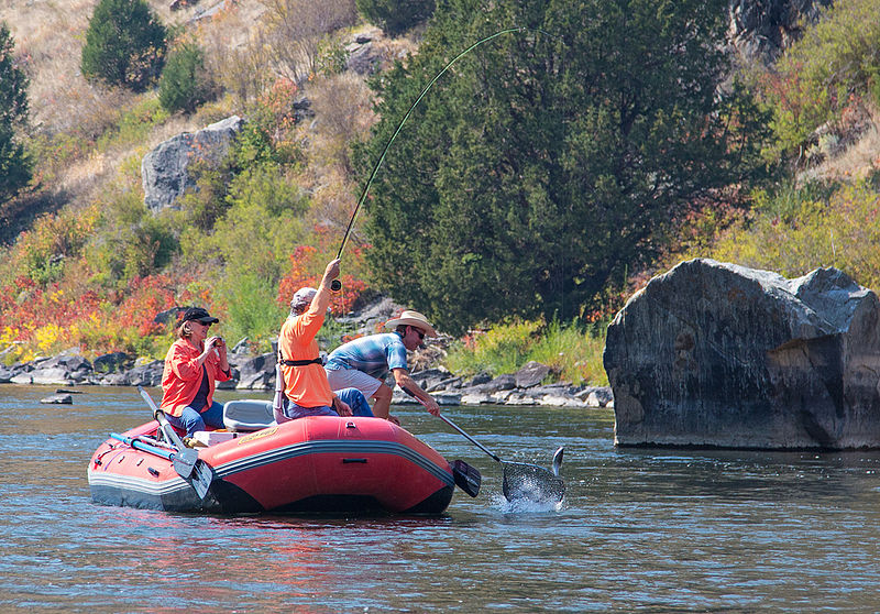 Fly Fishing in Bear Trap Canyon, From the BLM