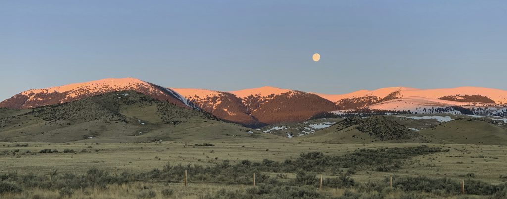 Tendoy Mountains at Sunrise