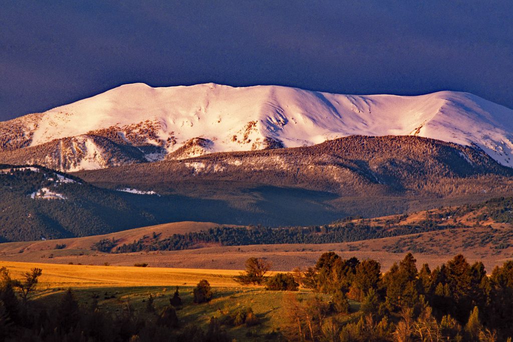 potosi peak in the tobacco root mountains near harrison, montana