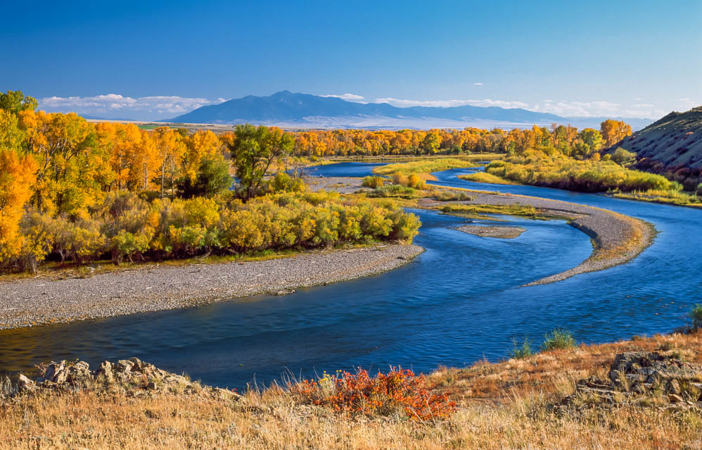 Jefferson River in fall