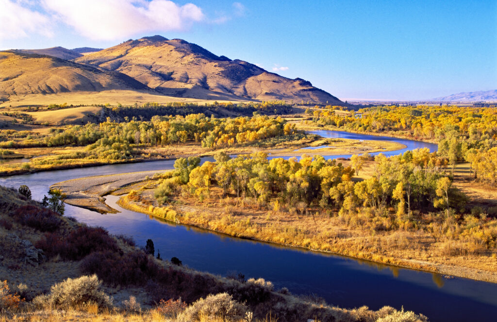 Jefferson River near Whitehall, Montana