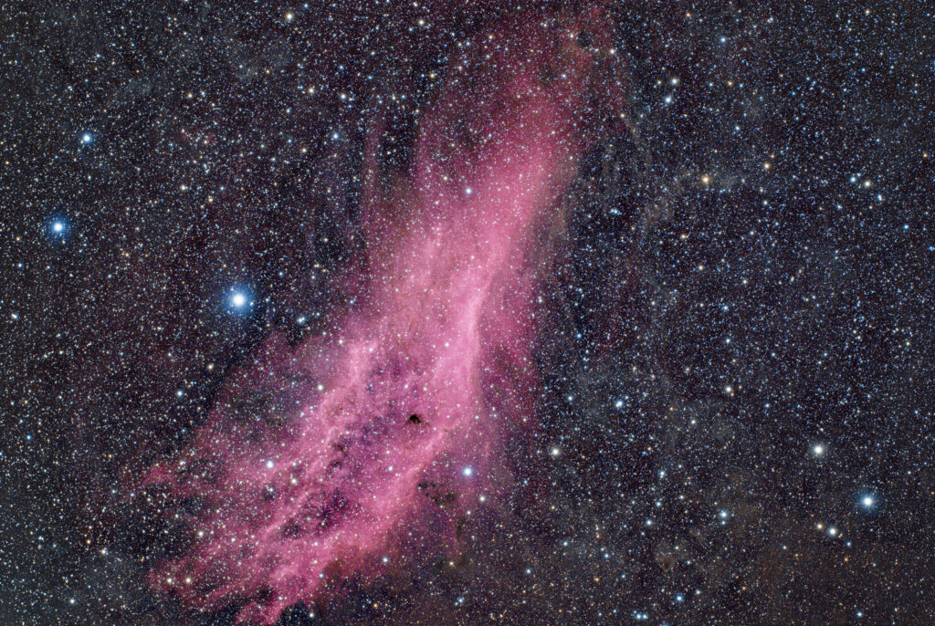 California Nebula image taken by Ryan Hannahoe