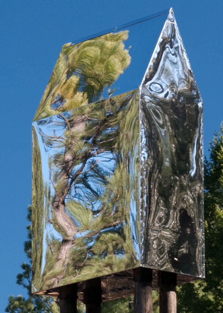 This House of Sky Sculpture at Lincoln's Sculpture in the Wild