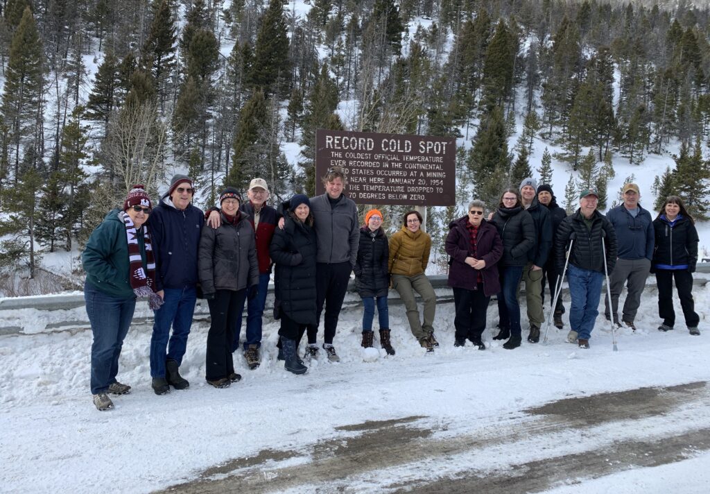 University of Montana Alumni at Rogers Pass
