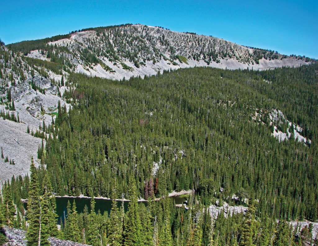 West Pioneer Mountains in Montana - Bobcat Lake and Bobcat Mountain | PC: Leroy Friel