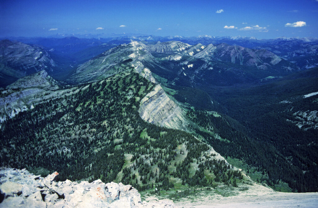 Trilobite Range - from top of Pentagon looking North