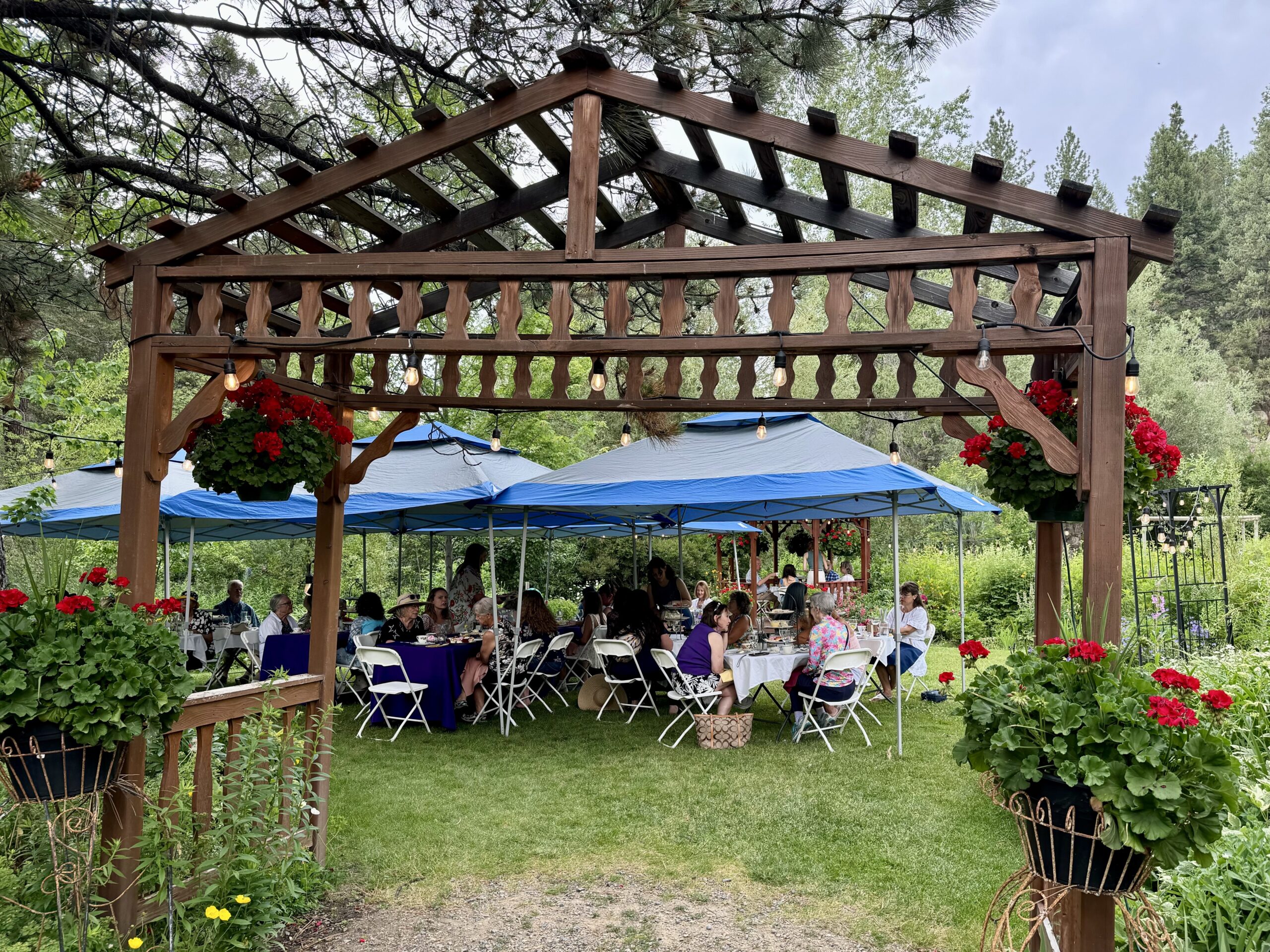 High Tea at Tizer Gardens in Jefferson City, MT