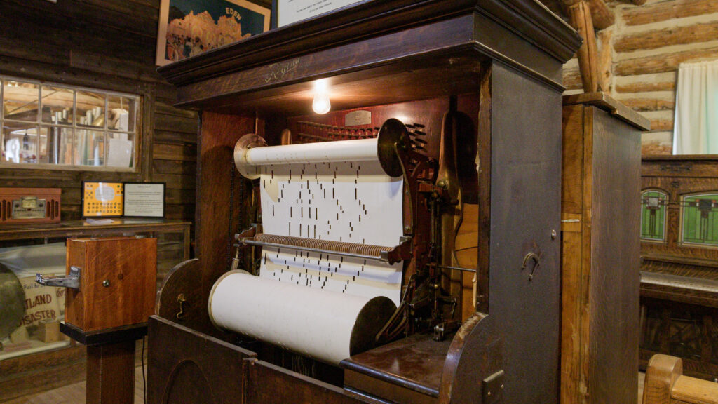 Player Piano at the Nevada City Museum and Music Hall