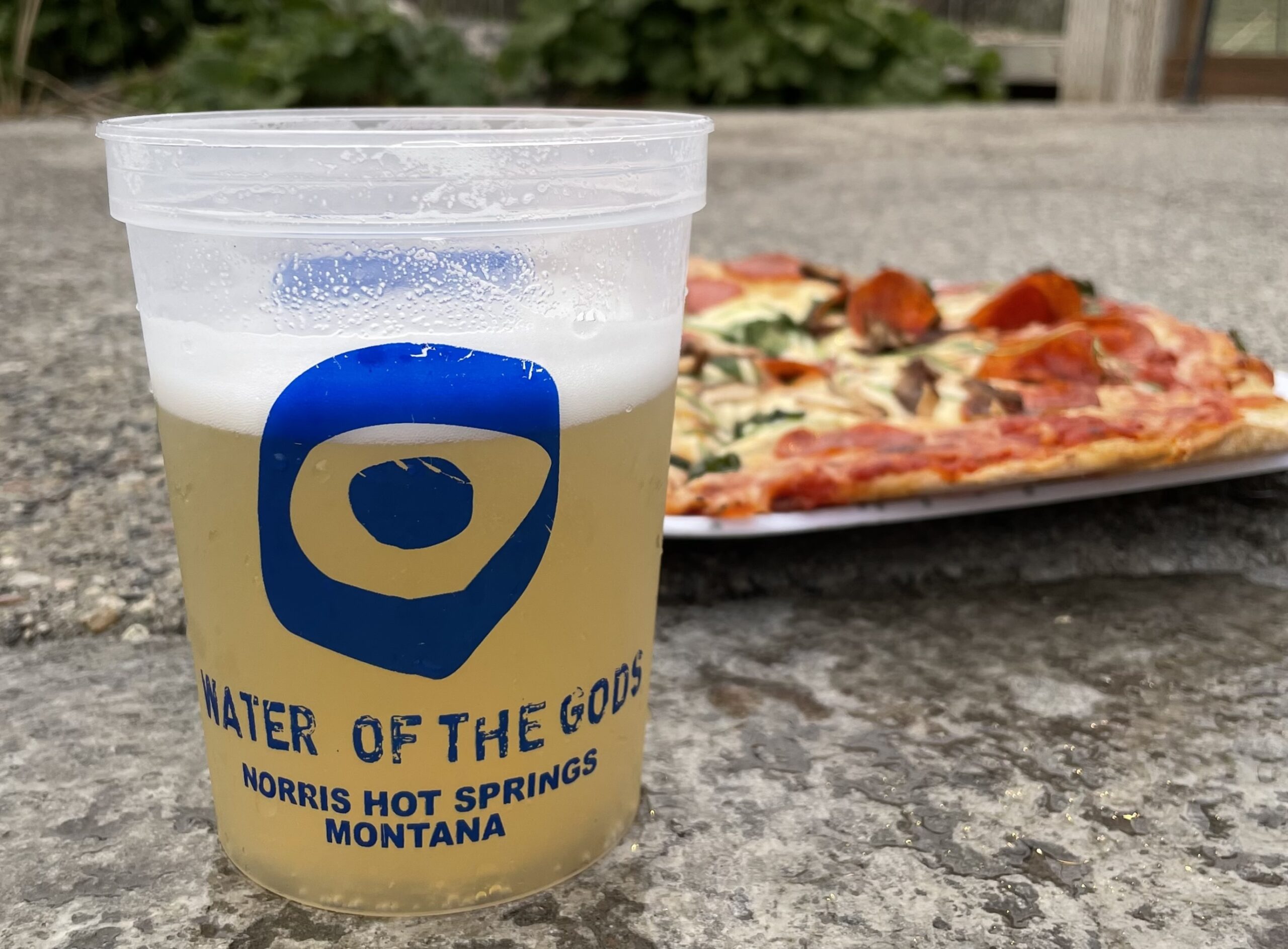 Beer & Pizza at Norris Hot Springs