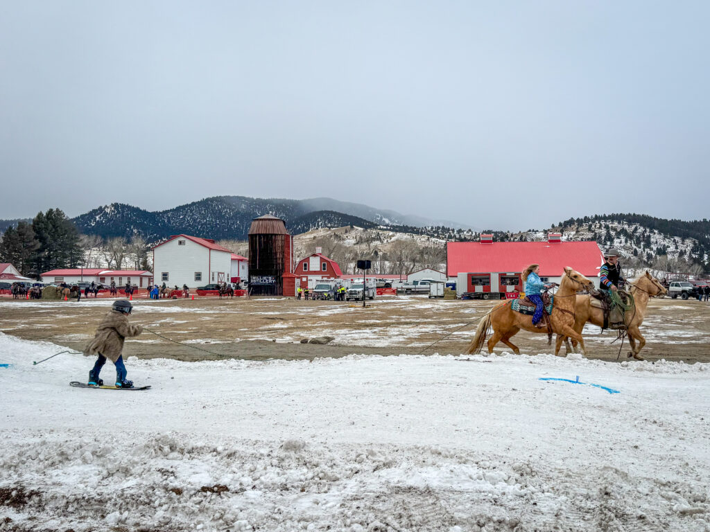 Kids Division at Skijoring the Big Rock
