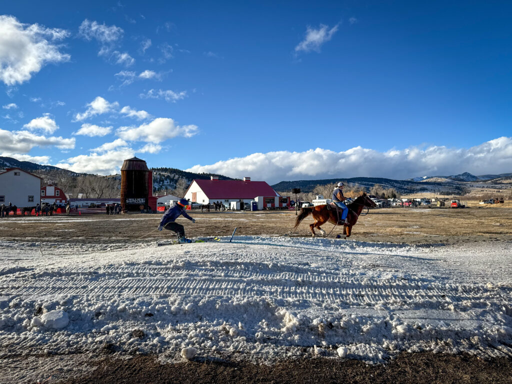 Skijoring in Boulder MT