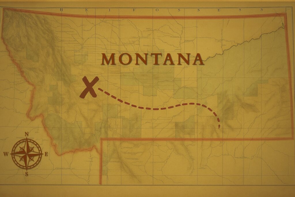 Treasure Hunt in the American West Graphic