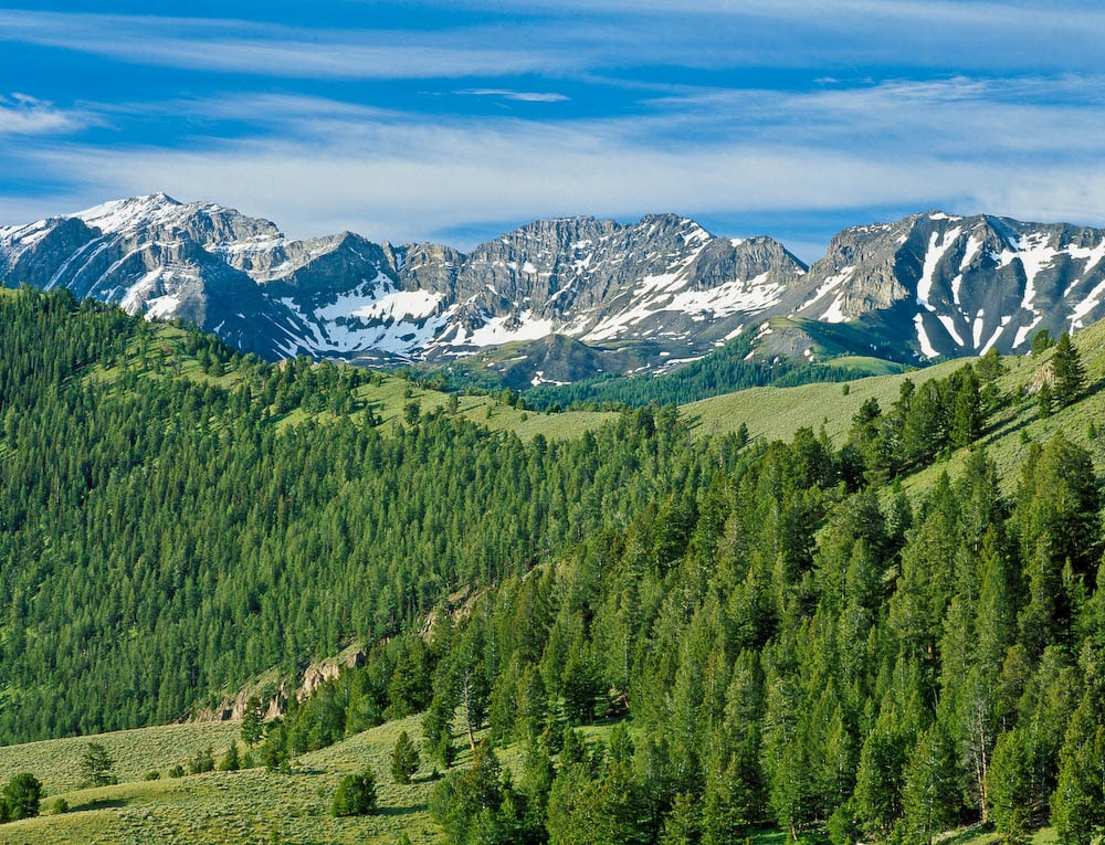 Continental Divide in Southwest Montana