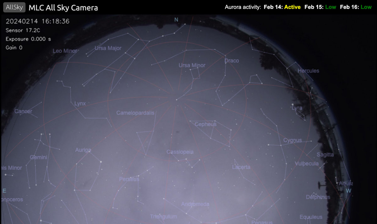 screenshot from MLS sky cam